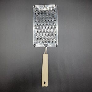 Vintage MCM EKCO Hand Grater Cream Handle Cheese Potato Onion 11 inch USA